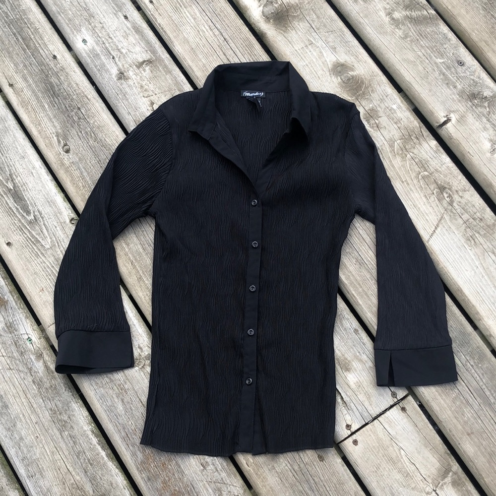 Mandee collared button up dress shirt